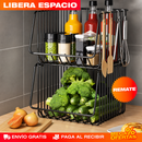 Organizador de Mercado Canastas 5 Niveles