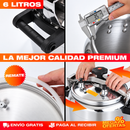 OLLA A PRESIÓN STAR HOME DE ALUMINIO DE 6 LITROS