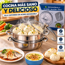 PROMO 2X1 OLLA VAPORERA 3 EN 1 – COCINA FÁCIL, RICO Y SALUDABLE