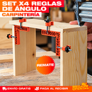 SET X4 Ángulos para carpintería – Esquinas a 90° sin que nadie te sostenga la tabla