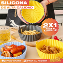 PROMO 2X1 SET DE 6 CANASTAS DE SILICONA PARA AIR FRYER