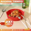 PROMO 2X1 SET DE 6 CANASTAS DE SILICONA PARA AIR FRYER
