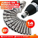 PROMO X2 Boquillas de Llaves Hexagonales – Set x14