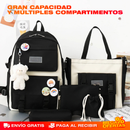 MALETA ESCOLAR UNISEX SET 4 EN 1