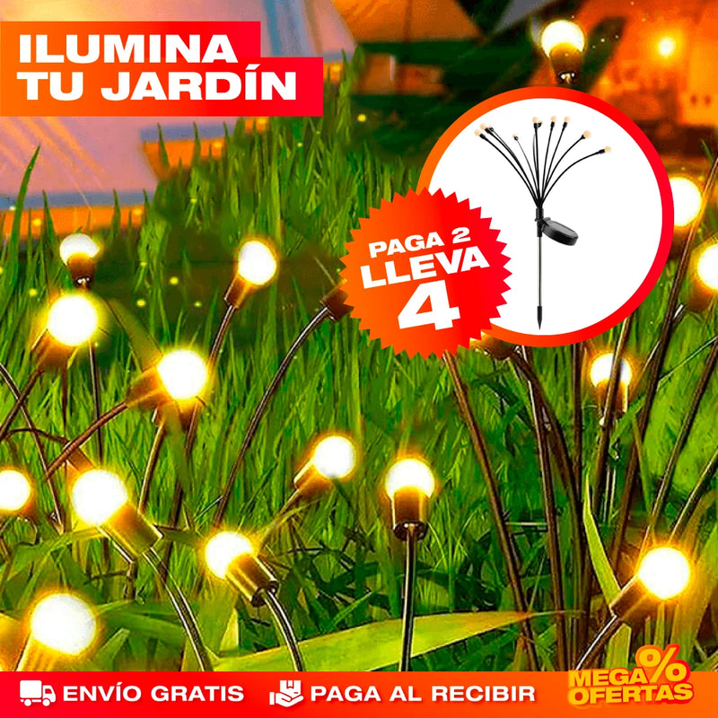 PROMO 2X1 CAJAS LUCES LED SOLARES DE LUCIERNAGAS