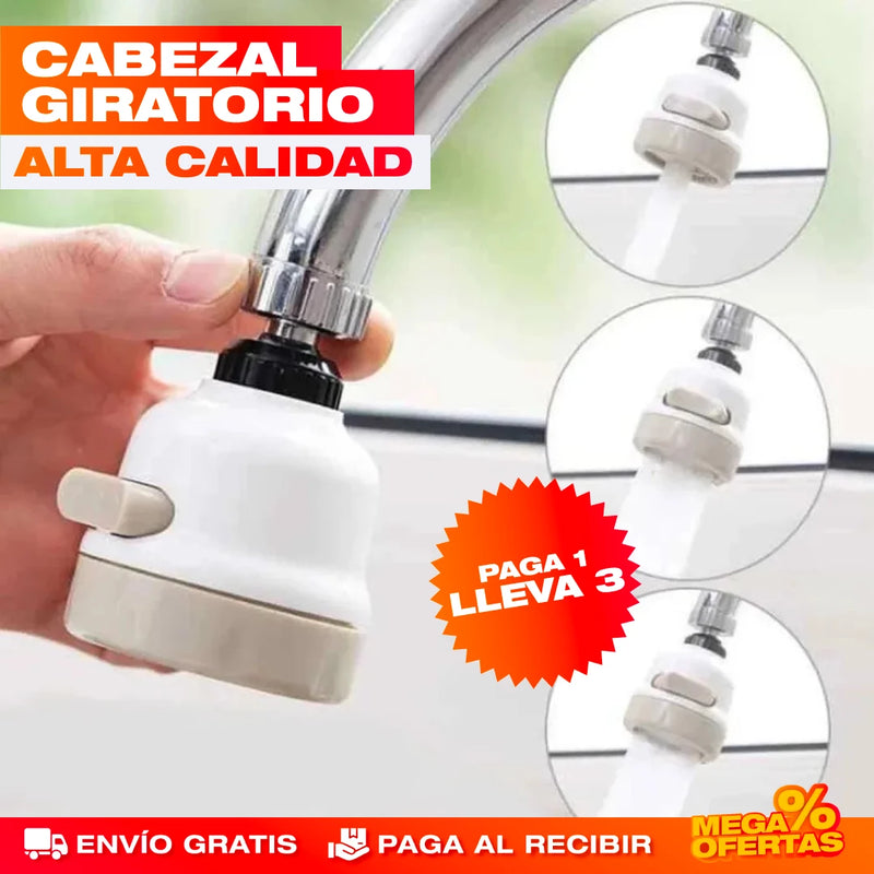 PROMO 3X1 GRIFO AHORRADOR GIRATORIO 360°