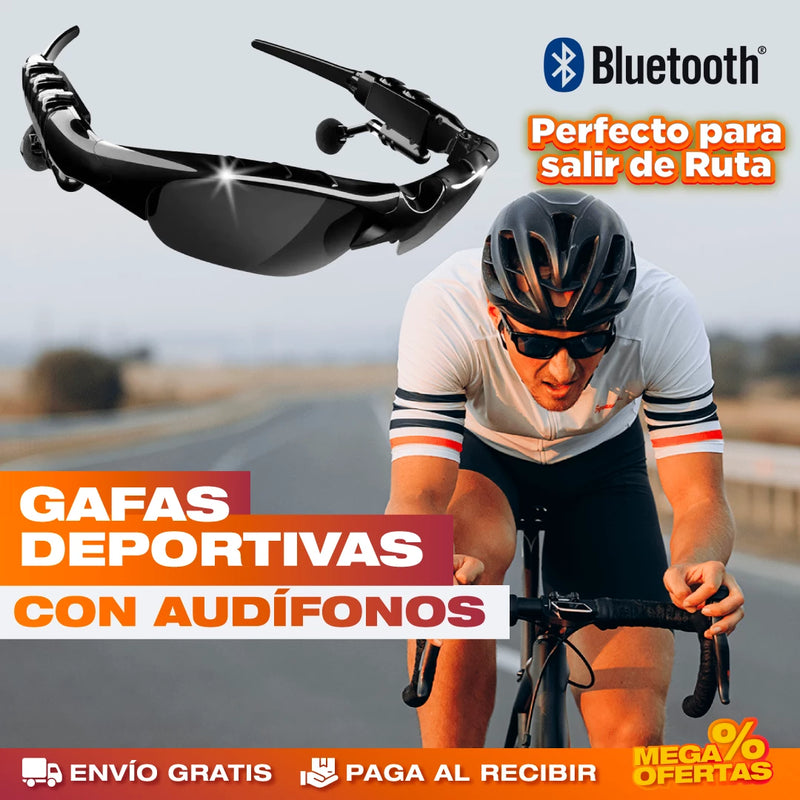 GAFAS DEPORTIVAS INALÁMBRICAS BLUETOOTH CON POLARIZACIÓN