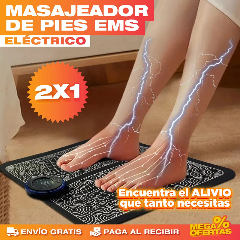 PROMO 2X1 MASAJEADOR DE PIES EMS ELÉCTRICO