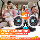 2X1 VENTILADOR DE DOBLE CABEZA PARA VEHÍCULO 🚗