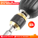 PROMO X6 Acople Adaptador Hexagonal con Cambio Rápido para Brocas